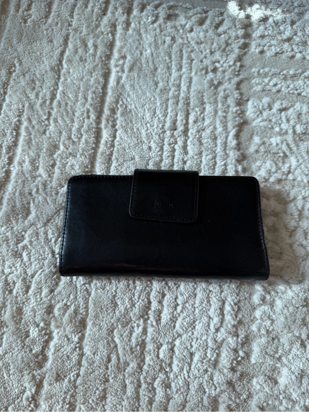 Fossil Classic Black Leather Wallet